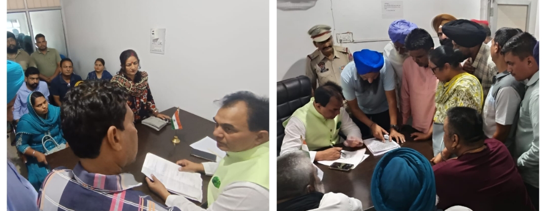 Solving the problems of the residents of my constituency is my priority : Dr. Rajkumar Chabbewal